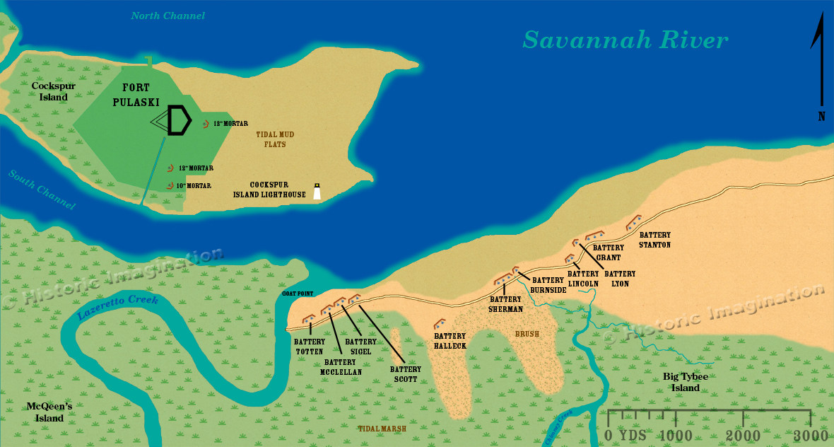Image result for battle of savannah map in color