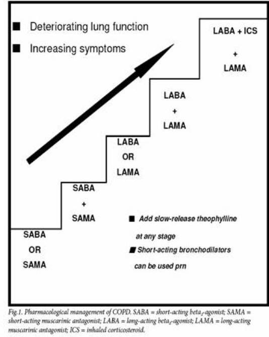 Is COPD measured in stages?